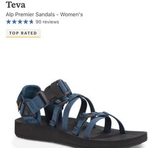 Blue multi strap Tevas